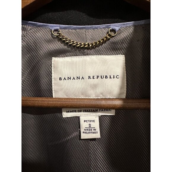 BANANA REPUBLIC Wool Blend Double Breasted Short Peacoat - Picture 5 of 6